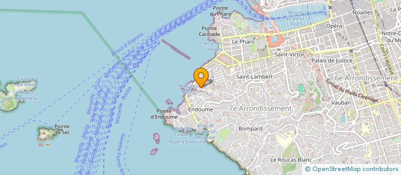 localisation de l'entreprise MONSIEUR JEAN MATTHEWS  MARSEILLE