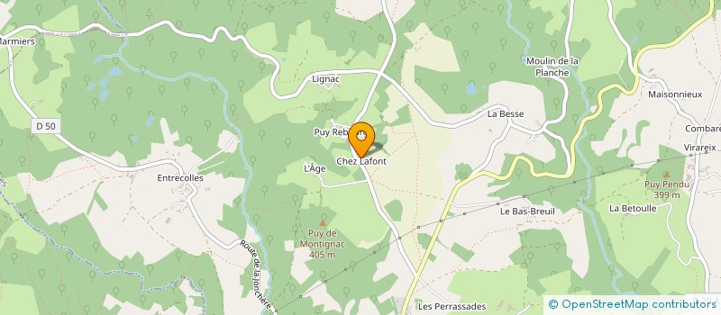 localisation de l'entreprise MONSIEUR JEAN-MATTHIEU FOURT à LES BILLANGES