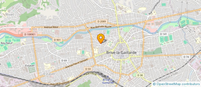 localisation de l'entreprise MONSIEUR JEAN-MATTHIEU SERIS  BRIVE-LA-GAILLARDE