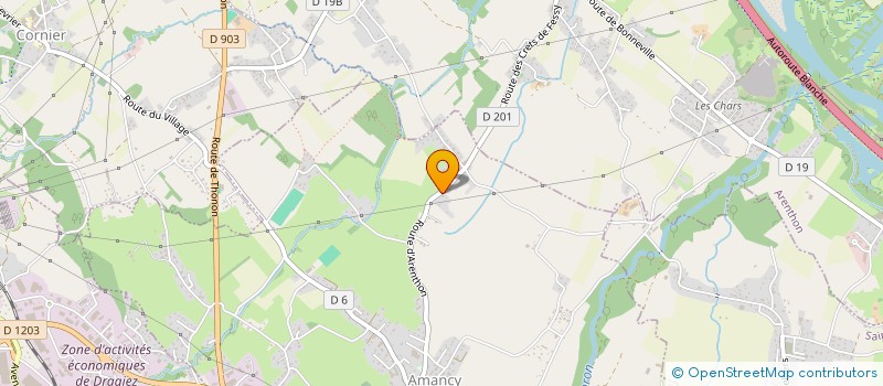 localisation de l'entreprise MONSIEUR JEAN MATTIO  AMANCY
