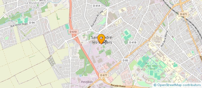 localisation de l'entreprise MONSIEUR JEAN MAUCLAIR  SAINT-ANDRE-LES-VERGERS