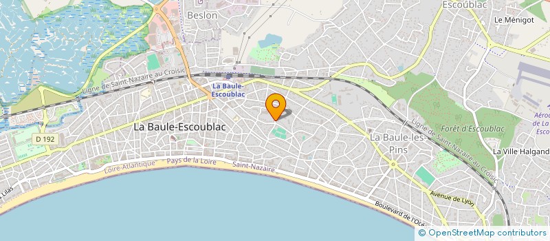 localisation de l'entreprise MONSIEUR JEAN MAUDUIT à LA BAULE-ESCOUBLAC