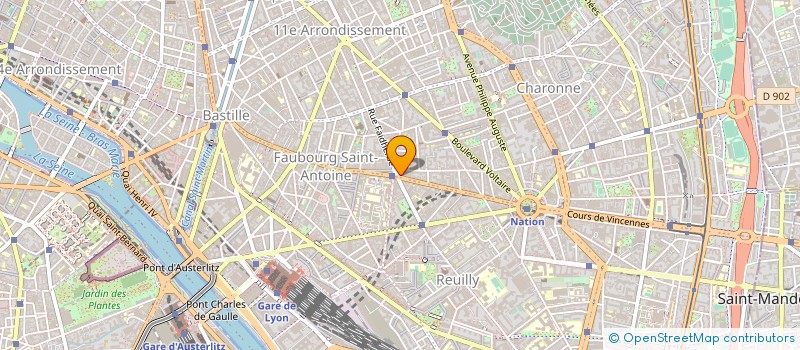 localisation de l'entreprise MONSIEUR JEAN MAUDUIT  PARIS 11