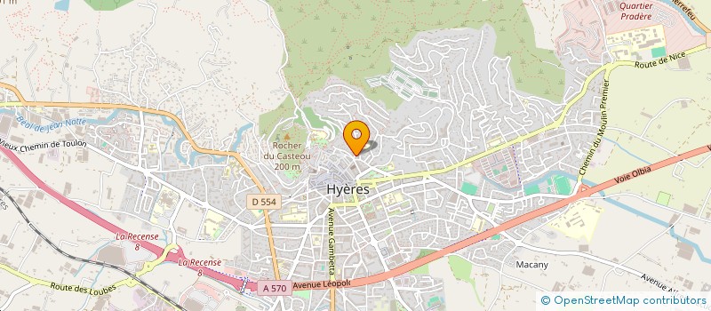 localisation de l'entreprise MONSIEUR JEAN MAUGE  HYERES