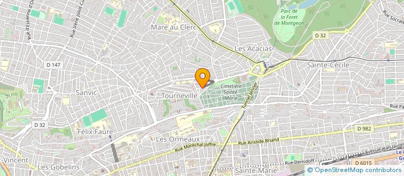 localisation de l'entreprise MONSIEUR JEAN MAUGENDRE à LE HAVRE