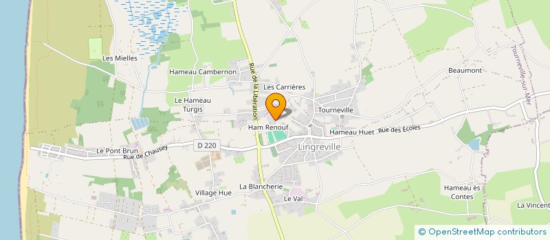 localisation de l'entreprise MONSIEUR JEAN MAUGER à TOURNEVILLE-SUR-MER