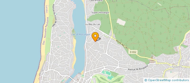 localisation de l'entreprise MONSIEUR JEAN MAUNIER  SOORTS-HOSSEGOR
