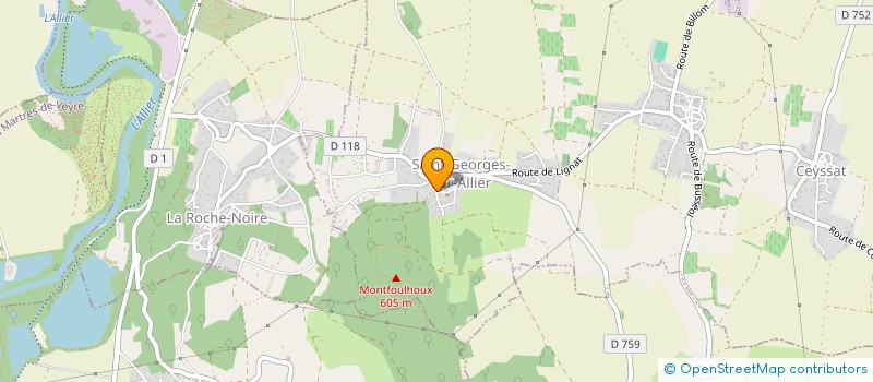 localisation de l'entreprise MONSIEUR JEAN MAUPERTUIS  SAINT-GEORGES-SUR-ALLIER