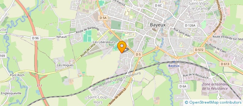 localisation de l'entreprise MONSIEUR JEAN MAUPILET à BAYEUX