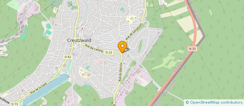 localisation de l'entreprise MONSIEUR JEAN MAURATH  CREUTZWALD