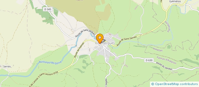 localisation de l'entreprise MONSIEUR JEAN MAUREL  LAISSAC-SEVERAC L'EGLISE