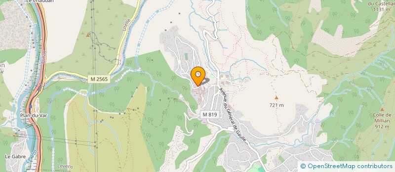 localisation de l'entreprise MONSIEUR JEAN MAUREL  LEVENS