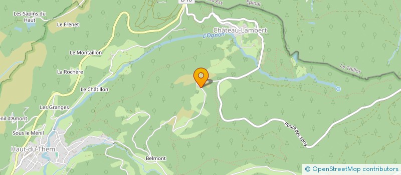 localisation de l'entreprise MONSIEUR JEAN MAURICE  HAUT-DU-THEM-CHATEAU-LAMBERT