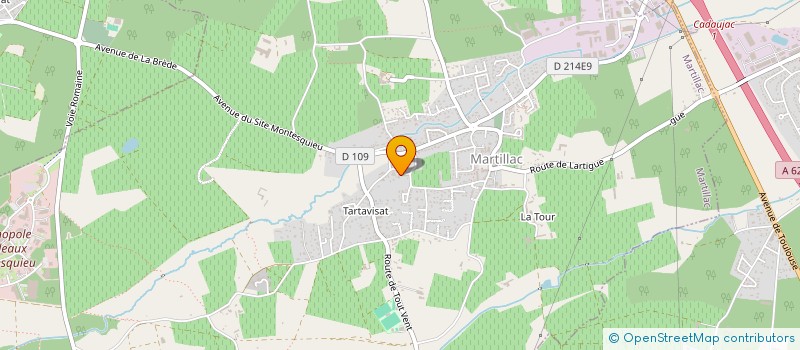 localisation de l'entreprise MONSIEUR JEAN MAURICE  LA BREDE