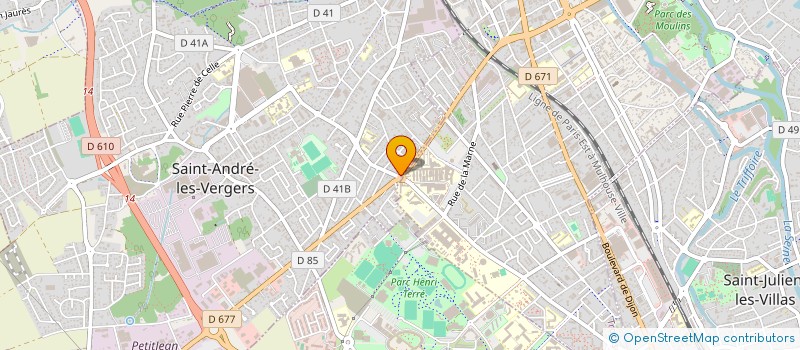 localisation de l'entreprise MONSIEUR JEAN-MAURICE CELERIER  SAINT-ANDRE-LES-VERGERS