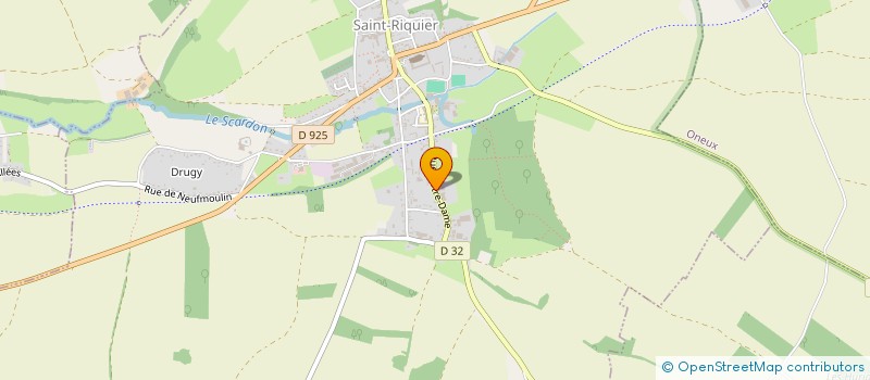 localisation de l'entreprise MONSIEUR JEAN-MAURICE DAMAGNEZ  SAINT-RIQUIER