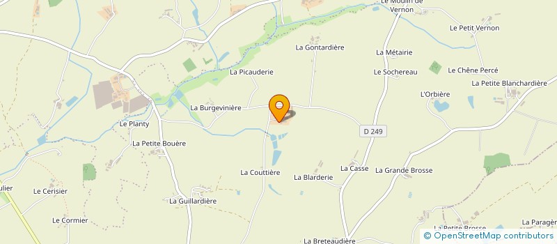 localisation de l'entreprise MONSIEUR JEAN-MAURICE DUPE  BEAUPREAU-EN-MAUGES