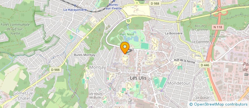 localisation de l'entreprise MONSIEUR JEAN-MAURICE GUINET à LES ULIS