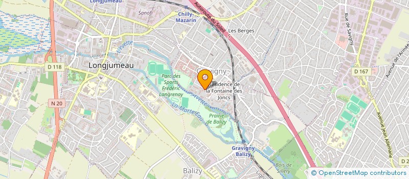 localisation de l'entreprise MONSIEUR JEAN-MAURICE JEAN-MAURICE  CHILLY-MAZARIN