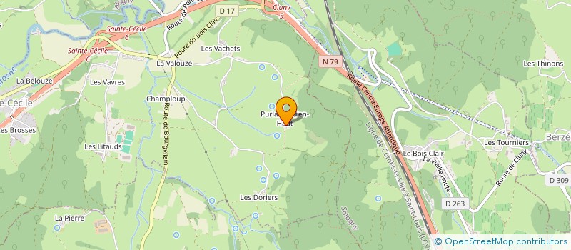 localisation de l'entreprise MONSIEUR JEAN-MAURICE MEPAS  SAINTE-CECILE