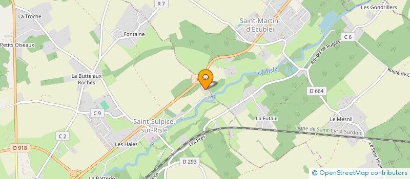 localisation de l'entreprise MONSIEUR JEAN-MAURICE PLASSON à SAINT-SULPICE-SUR-RISLE