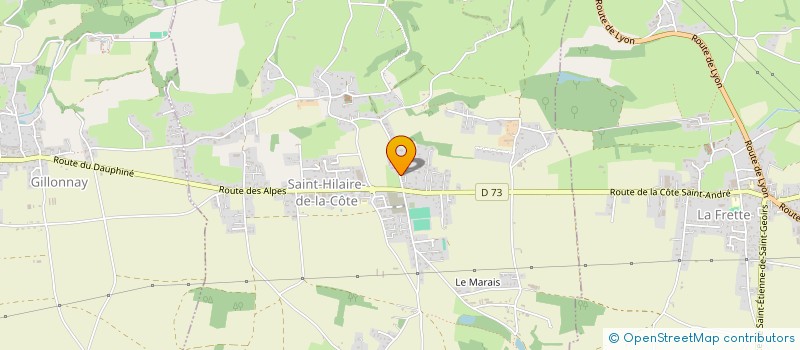 localisation de l'entreprise MONSIEUR JEAN MAURIN  SAINT-HILAIRE-DE-LA-COTE