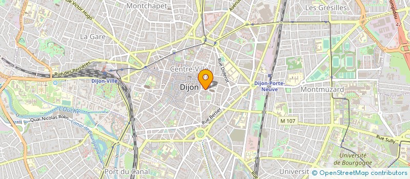 localisation de l'entreprise MONSIEUR JEAN MAURIN à DIJON