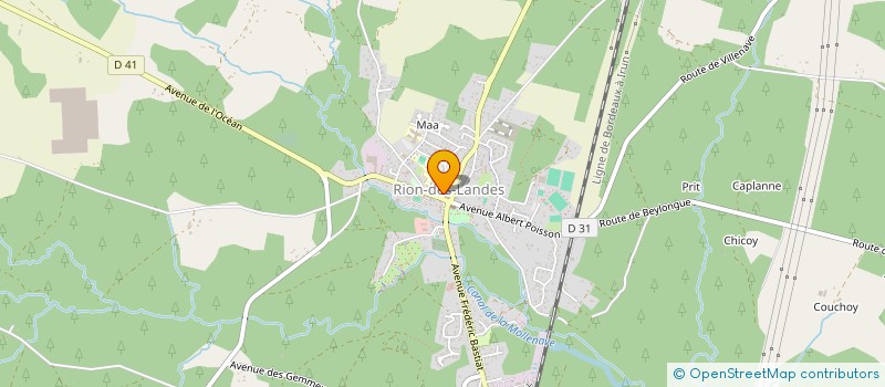 localisation de l'entreprise MONSIEUR JEAN MAURINCOMME à RION-DES-LANDES