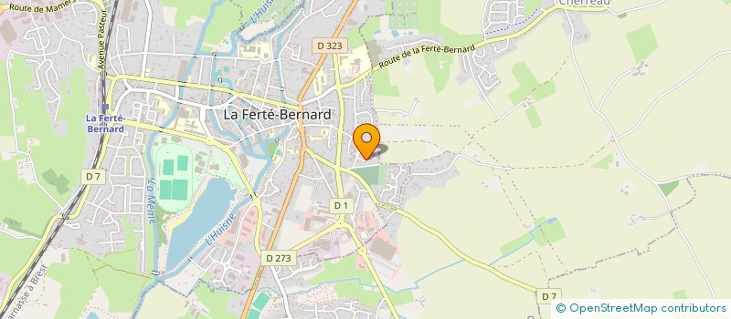 localisation de l'entreprise MONSIEUR JEAN MAURISSE  LA FERTE-BERNARD