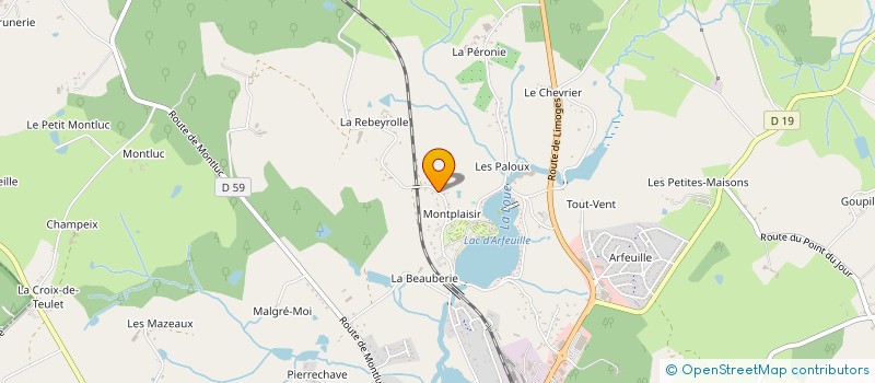 localisation de l'entreprise MONSIEUR JEAN MAURY à ST YRIEIX LA PERCHE