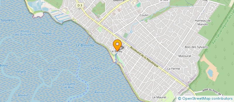 localisation de l'entreprise MONSIEUR JEAN MAURY  ANDERNOS-LES-BAINS