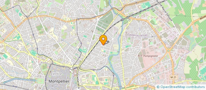localisation de l'entreprise MONSIEUR JEAN-MAX BASTRIOS à MONTPELLIER