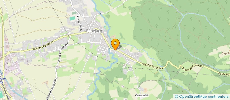 localisation de l'entreprise MONSIEUR JEAN-MAX BERTHOUMIEU-LACAZE  NAY