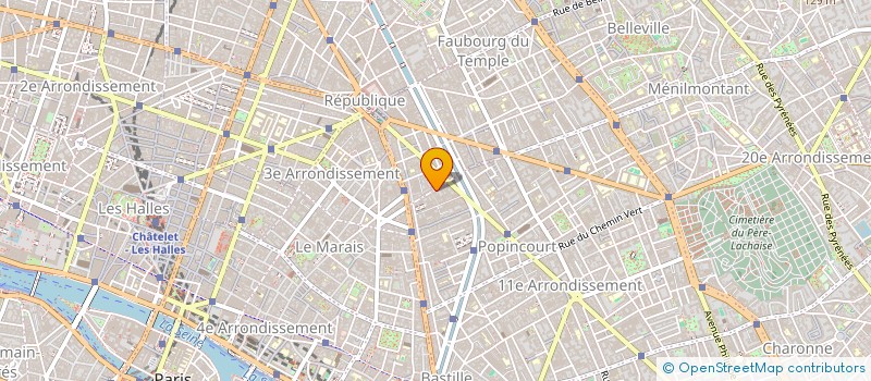 localisation de l'entreprise MONSIEUR JEAN-MAX BIGAND  PARIS