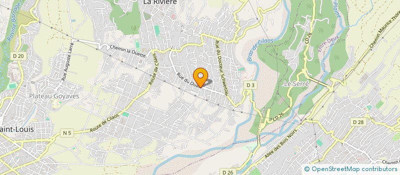localisation de l'entreprise MONSIEUR JEAN-MAX PAYET à SAINT-LOUIS