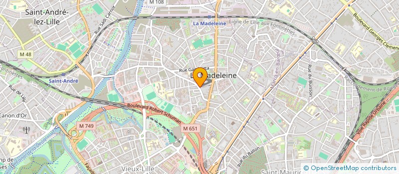 localisation de l'entreprise MONSIEUR JEAN MAXIME BEAUPY à LA MADELEINE