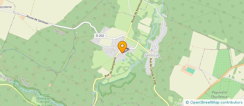 localisation de l'entreprise MONSIEUR JEAN-MAXIME ROCHE  SENLISSE