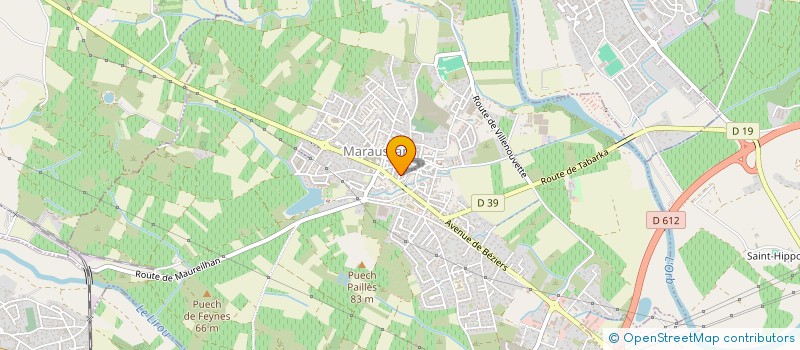 localisation de l'entreprise MONSIEUR JEAN-MAXIME SANTURE  MARAUSSAN