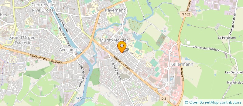 localisation de l'entreprise MONSIEUR JEAN MAYER à LAVAL