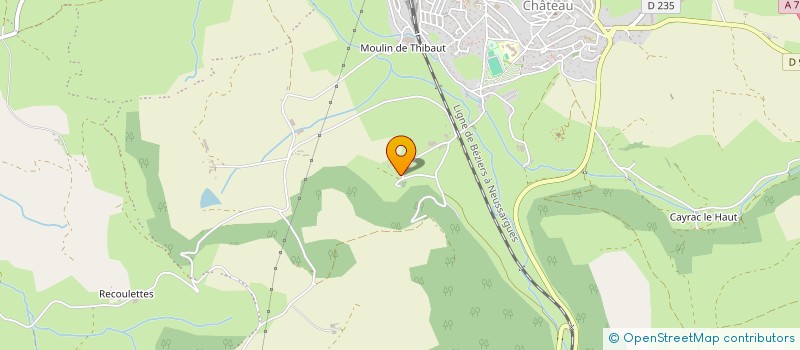 localisation de l'entreprise MONSIEUR JEAN MAYMARD  SEVERAC D'AVEYRON