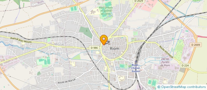 localisation de l'entreprise MONSIEUR JEAN MAYOT  CHATEL-GUYON