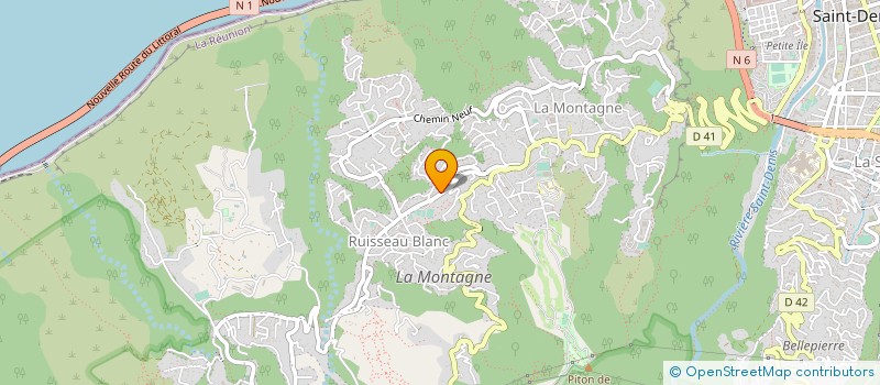 localisation de l'entreprise MONSIEUR JEAN MAZAKA  SAINT DENIS