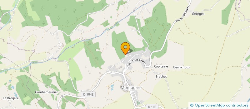 localisation de l'entreprise MONSIEUR JEAN MAZE  BUSSAC