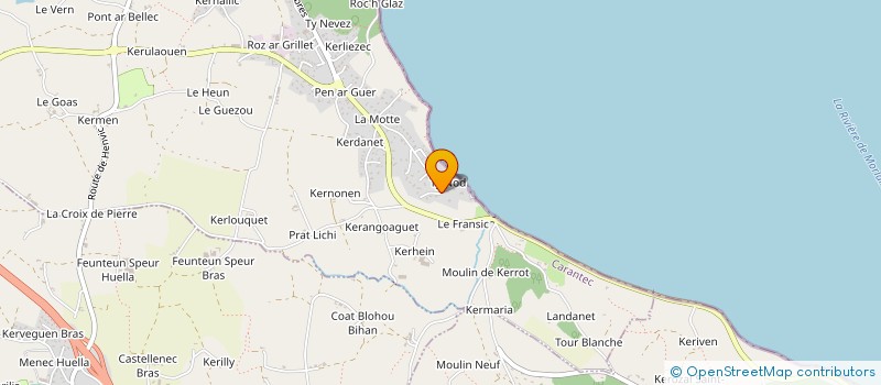 localisation de l'entreprise MONSIEUR JEAN MAZE  CARANTEC