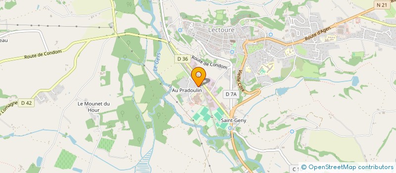 localisation de l'entreprise MONSIEUR JEAN MAZERES à LECTOURE