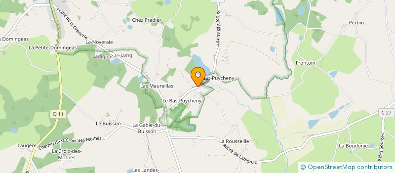 localisation de l'entreprise MONSIEUR JEAN MAZEROLAS  SAINT-HILAIRE-LES-PLACES