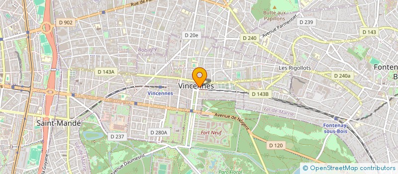 localisation de l'entreprise MONSIEUR JEAN MAZERY à VINCENNES