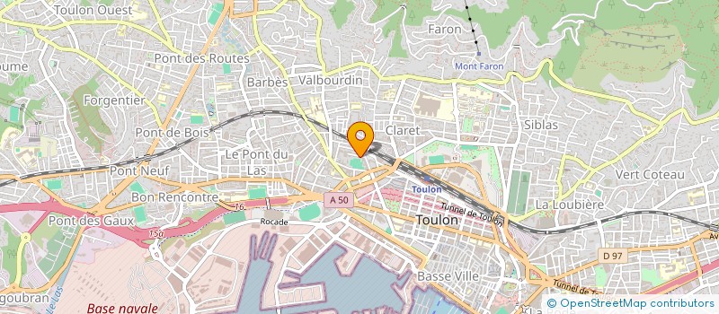 localisation de l'entreprise MONSIEUR JEAN MAZONIER à TOULON