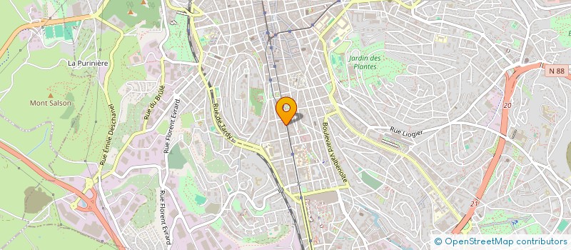 localisation de l'entreprise MONSIEUR JEAN MAZOYER  SAINT-ETIENNE