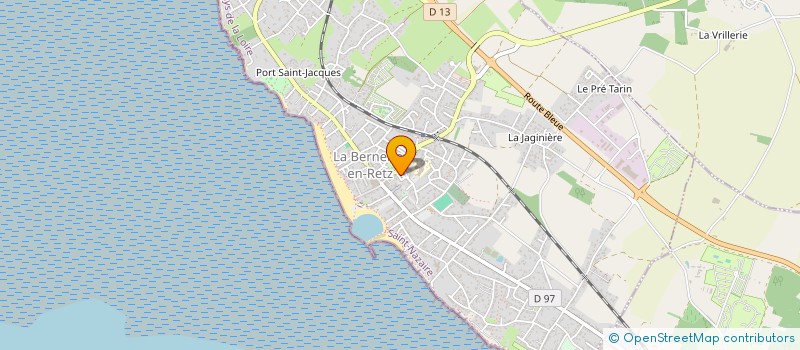 localisation de l'entreprise MONSIEUR JEAN MAZURIER QUIDEAU  LES MOUTIERS-EN-RETZ